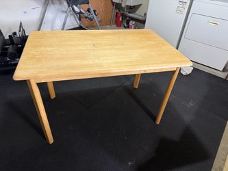 Wood Dining or Craft Table / Desk