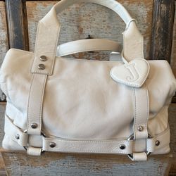 Large Vintage Full Grain Leather Juicy Couture Bag