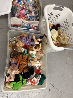 Large Lot of Ty Beanie Babies