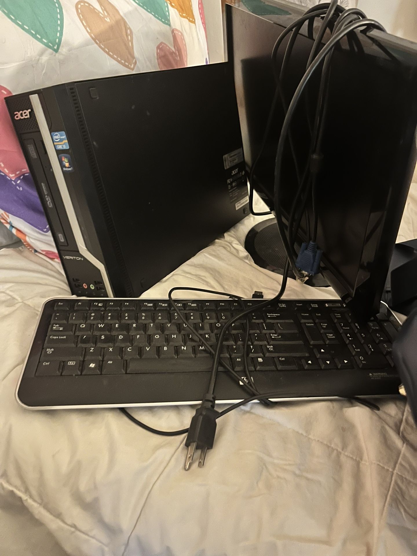 Windows 7 Acer Desktop Setup. WITH 3 MONITORS