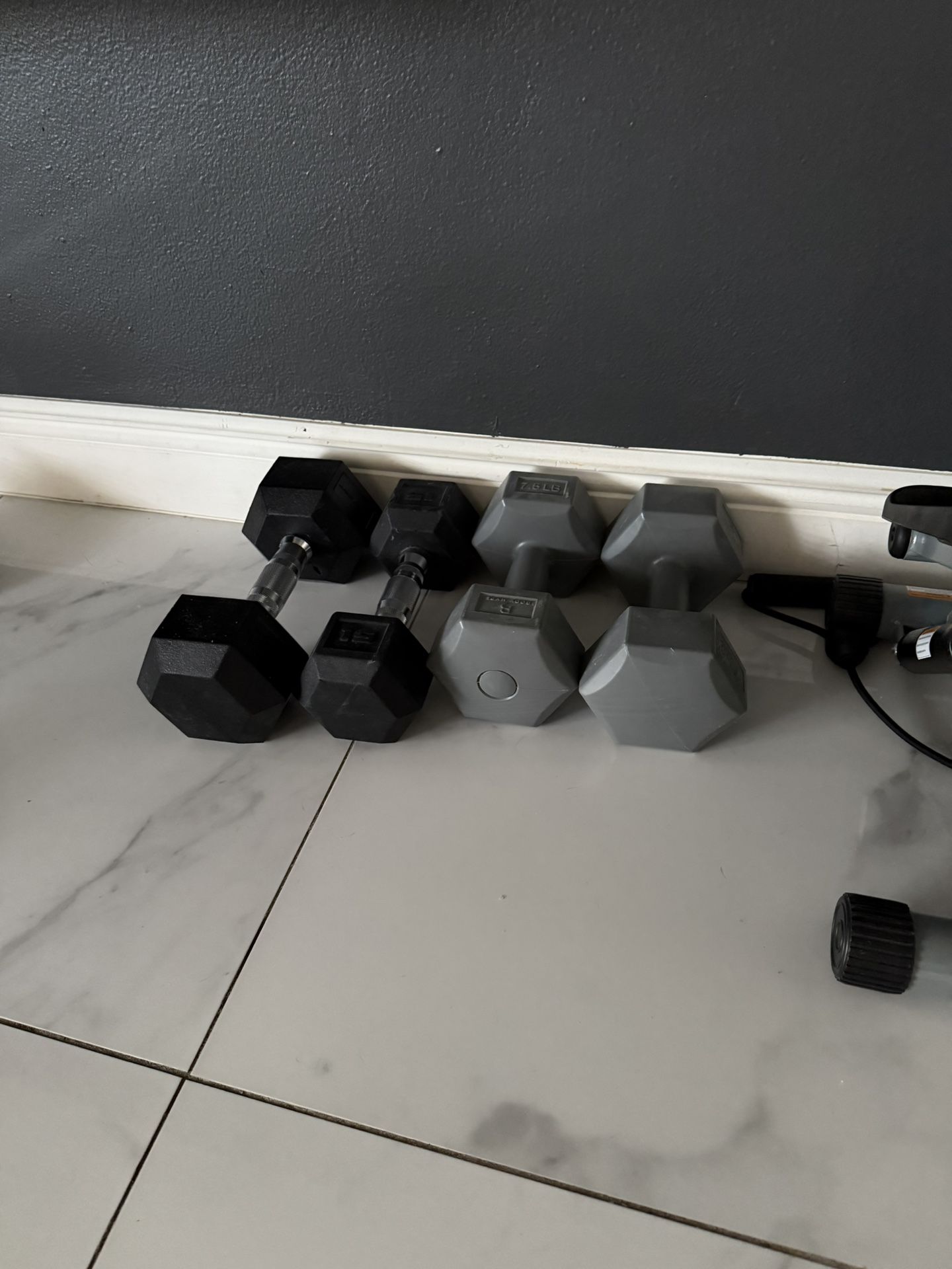 Stepper and Free Weights
