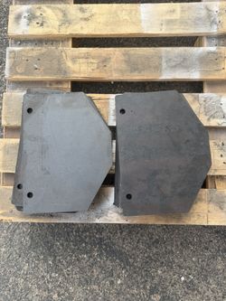 AR500 Target Gongs. Pelvic Plates