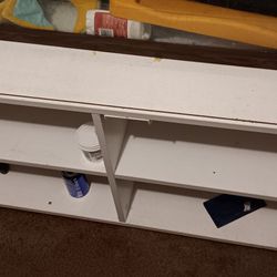 White And Brown TV Stands