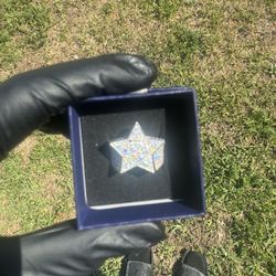 Hip hop VVS Star Ring