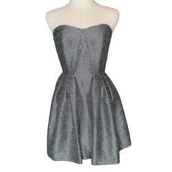 Jill Stuart Strapless Corset Mini Dress Striped Size 2