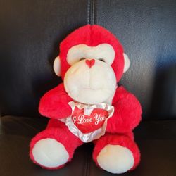 Plush monkey 10"