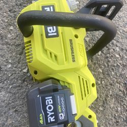 Chainsaw Ryobi Set
