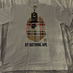 A Bathing Ape Burberry White