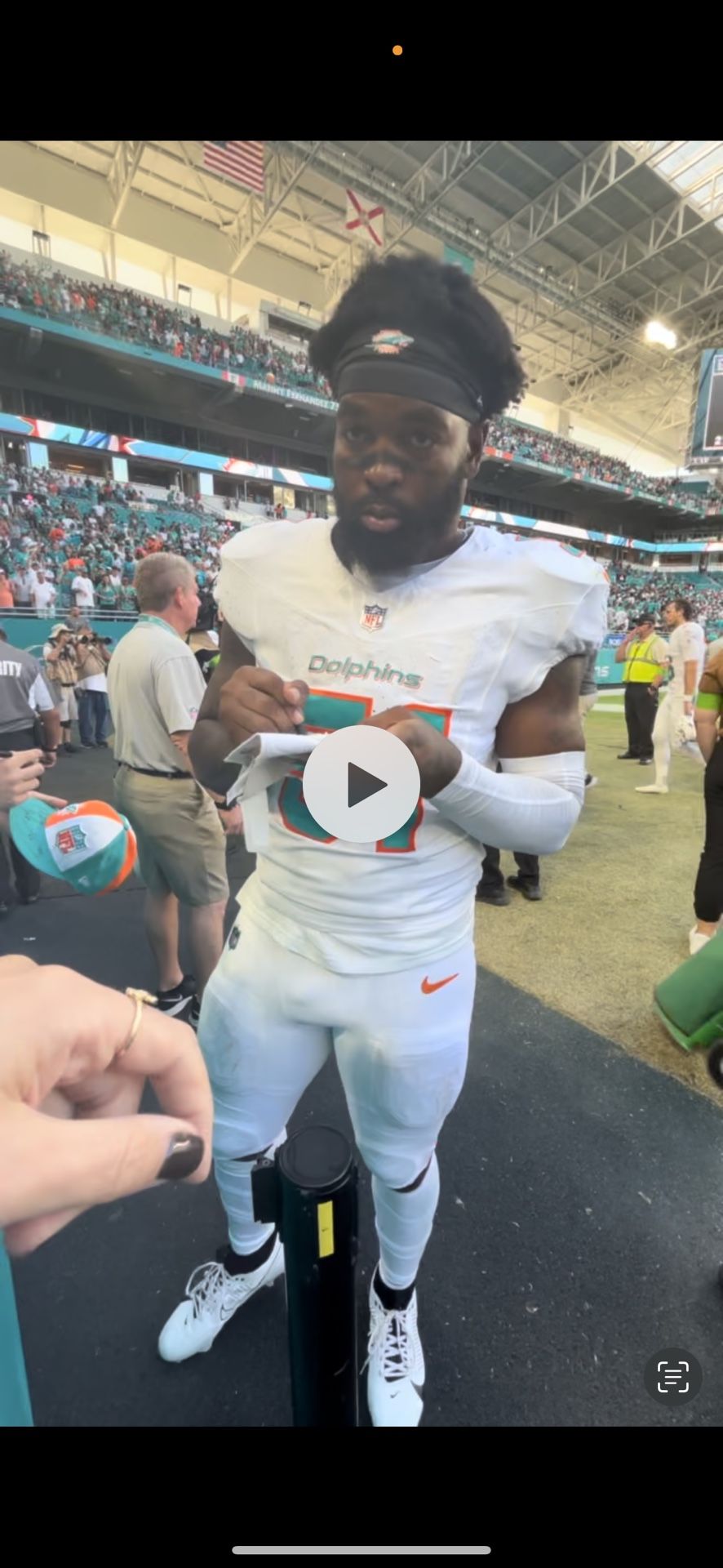 5 Miami Dolphins Vs Washington Commanders SIDELINE ACCESS Passes Home Side Dolphins Sideline