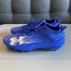 Under Armour Blur Smoke 2.0 MC Football Cleats Blue Size 14 Mens (contact info removed)-401