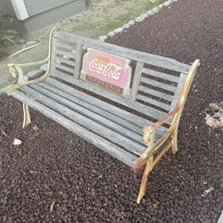 Vintage Coca Cola Bench Seat