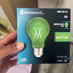 Green Dimmable LED Decorative Light Bulb
