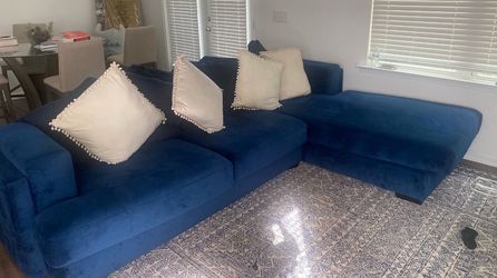 Blue Sectional