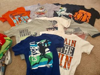 9 boys shirts size 5/6