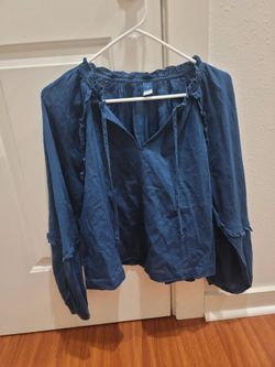 Navy Blouse