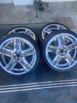 Size 22 Rims With Tires