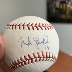 Mike Lowell Beckett Signed Autographed Baseball