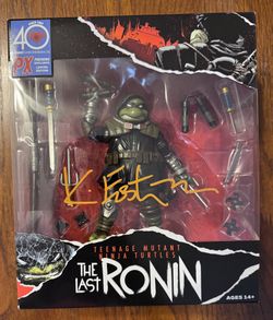 Previews Exclusive TMNT Last Ronin Figure Kevin Eastman Signed
