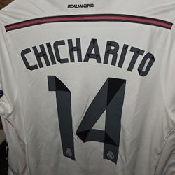 Camisa De CHICHARITO REAL MADRID 2014  (S & L)