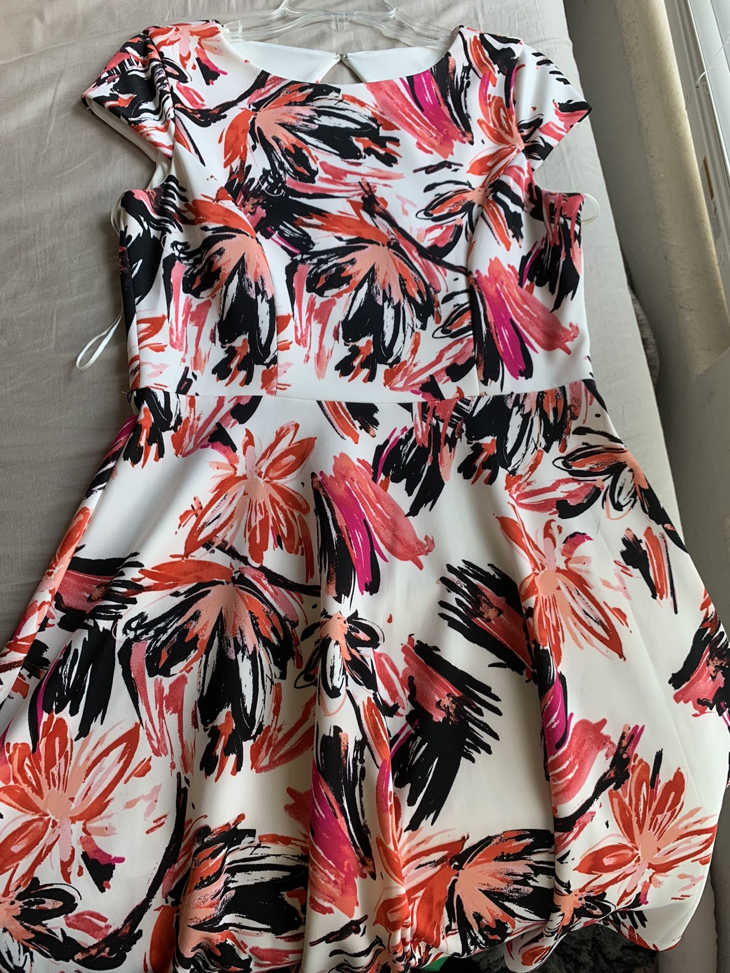 White Floral Dress