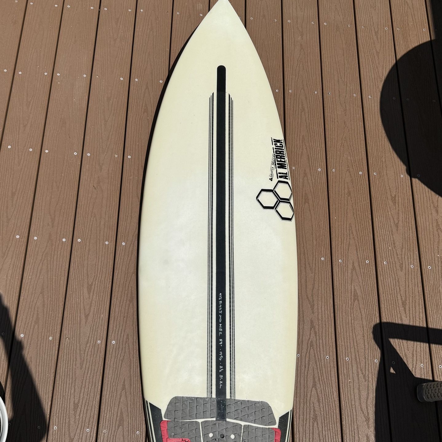 5’8 Al Merrick Channel Islands Neck Beard Epoxy Short Board Surfboard EPS 