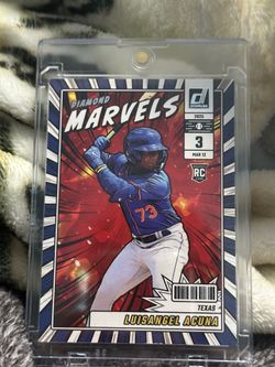 Luisangel Acuna Diamond marvels card