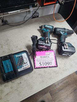 10035 Makita Xdt13 drill and impact tool set 60450