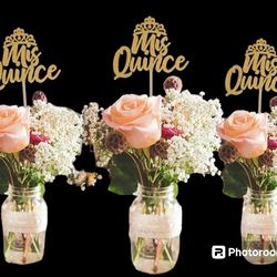 Flower Arrangement For Quinceañera Bautizo Weddings 