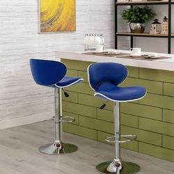 BLUE STOOLS SET OF 2 PCS 👉 59.00 X SET OF 2 PCS 👈