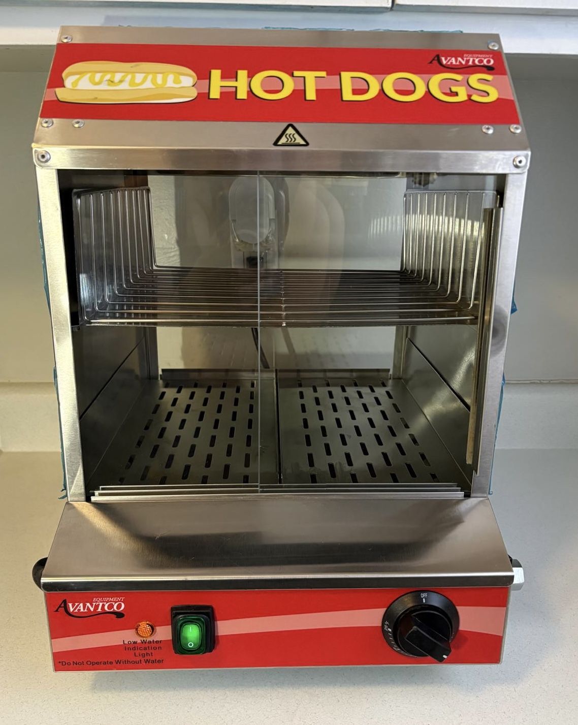 Avantco 175 Dog / 40 Bun Hot Dog Steamer - 120V