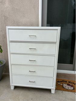 White dresser