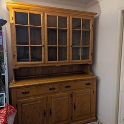 Solid Oak Hutch