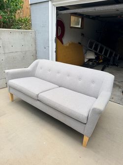 Light  grey sofa