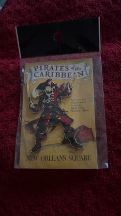 Disneyland Pirates of the Caribbean Poster Pin