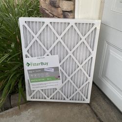 BRAND NEW “FILTERBUY” 4PK MERV 8 PLEATED AC FURNACE FILTERS 20”X25”X1”