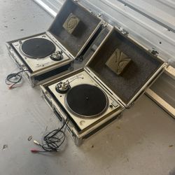 Technics 1200 Mk3d Pair,Carriers,Cartridges