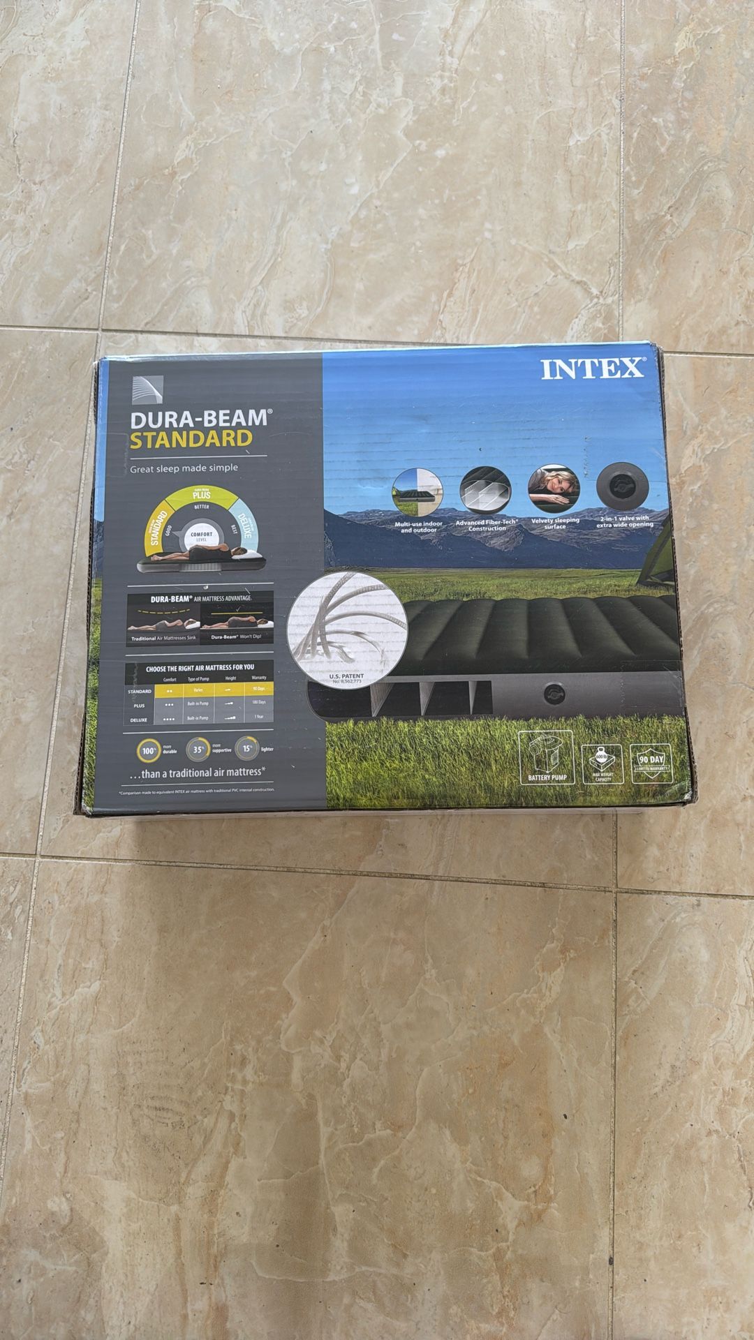 Intex Dura-Beam Standard Air Mattress New