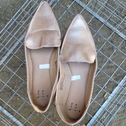 Metallic Gold Flats Size 6