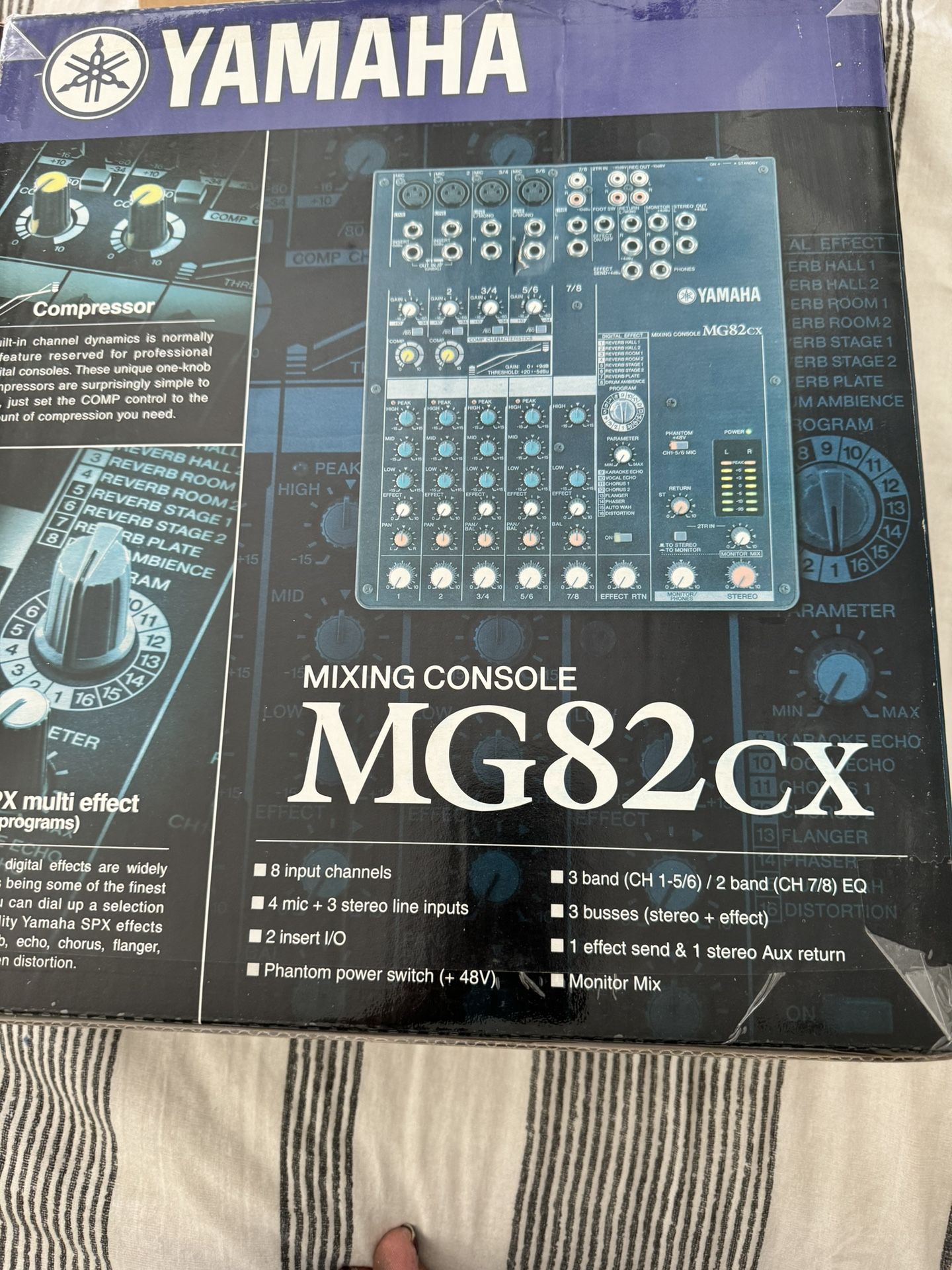 Yamaha MG82CX 8ch Sound Mixer