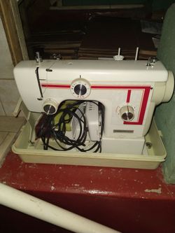 Sewing an embroidery machine