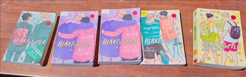 Heartstopper Books - $1.00/ea