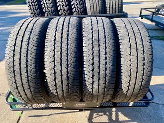 4) 275/70/18 Michelin LTX AT2 Tires Old Range E DOT 0520 Tread measures 6.5-8.5/32 $350 for 4 I carry other sizes as well