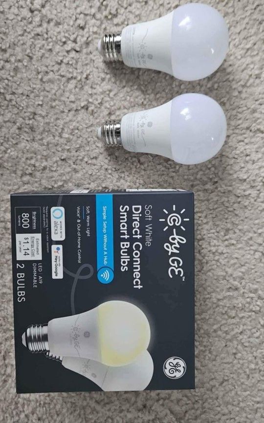 GE SMART BULBS (ALEXA & GOOGLE COMPATIBLE)