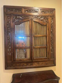 Beautiful teak hand carved