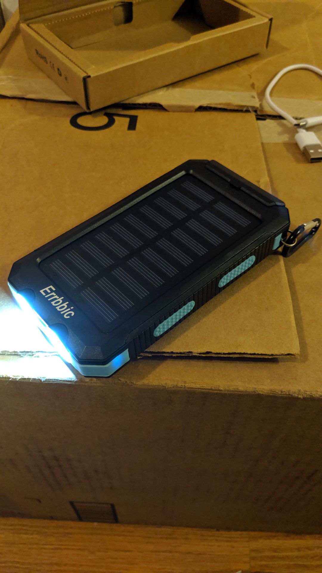 Solar Power Bank Portable Charger 20000mah