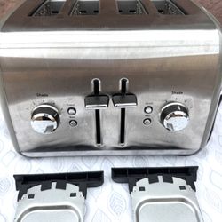 KitchenAid 4 Slice Toaster Stainless Steel – Works Great / Clean
