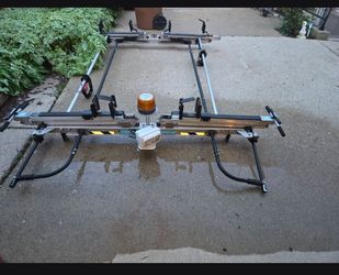 Adrian steel double drop down ladder rack