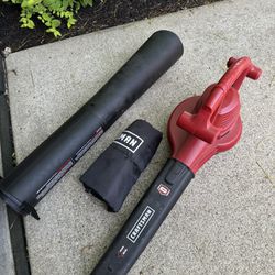 Craftsman Electric Leaf Blower and Vacuum!  In great shape!  