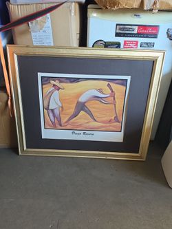 31.5"x26""Diego Rivera picture w frame