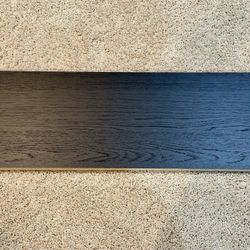 IKEA BILLY Shelf, Black Oak Effect, 30x10”, 204.773.55 (Open Box, Never Used)